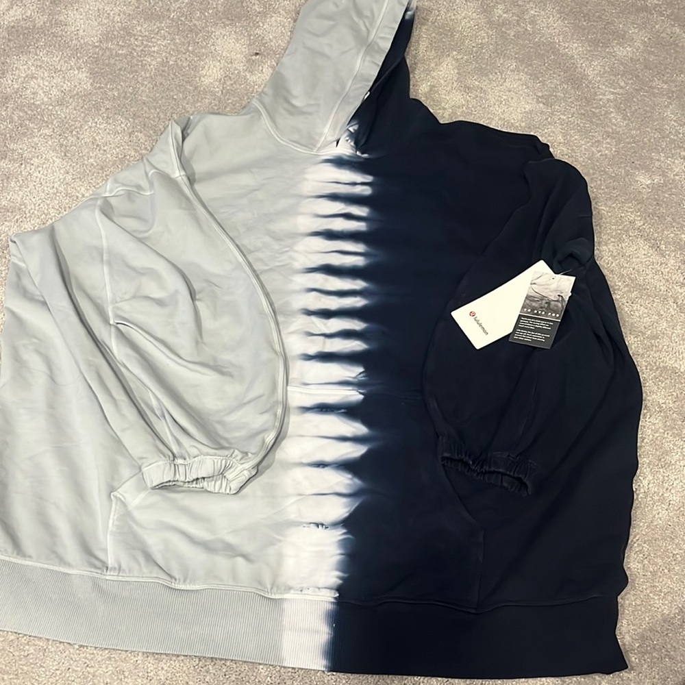 NWT Lululemon tie-dye distressed extreme oversized hoodie